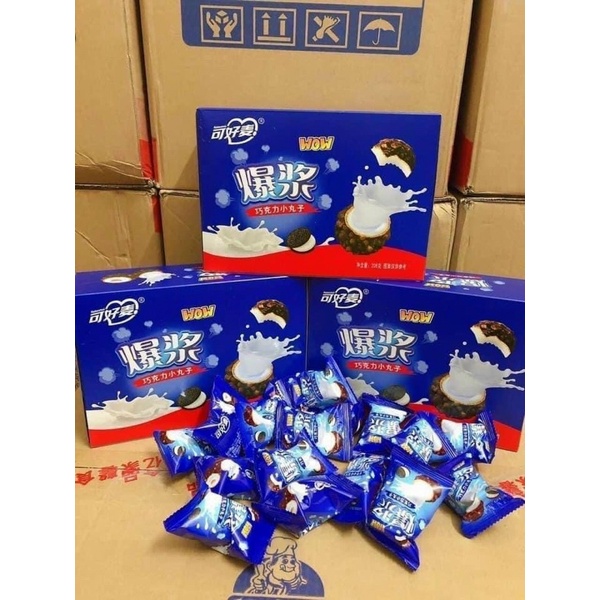 Bánh OREO Chocolate Nhân Sữa Chảy - Ăn Vặt 492