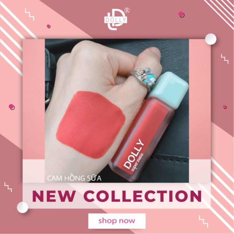 [ 06 Cam hồng sữa ] son lì mềm môi màu son hót trend nhất hiện nay của hãng Dolly | BigBuy360 - bigbuy360.vn