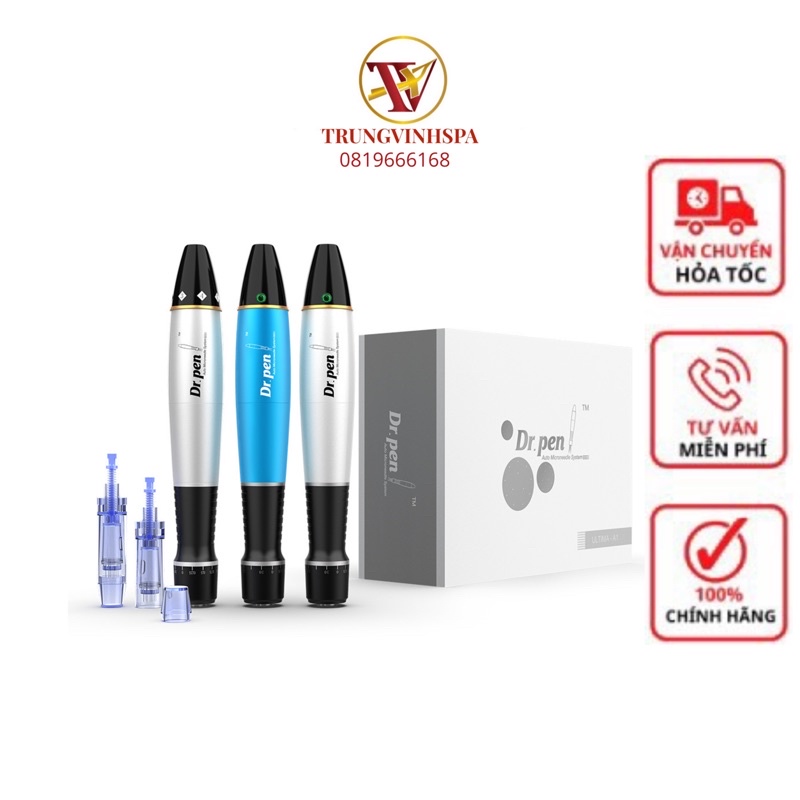 [Tốt Nhất] [ Dr.Pen Tích điện & Không Tích điện ] Máy Phi Kim, Máy Dr Pen, Dr Pen A1-C Chính Hãng  (