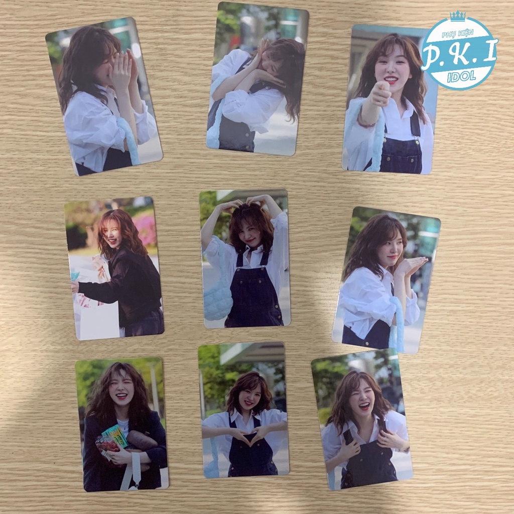 Bộ 9 Tấm Card Wendy Red Velvet Cười Tít Mắt Mới Nhất