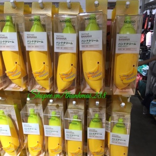 (TAILOC; SHOP1) Kem dưỡng da tay chuối Miniso