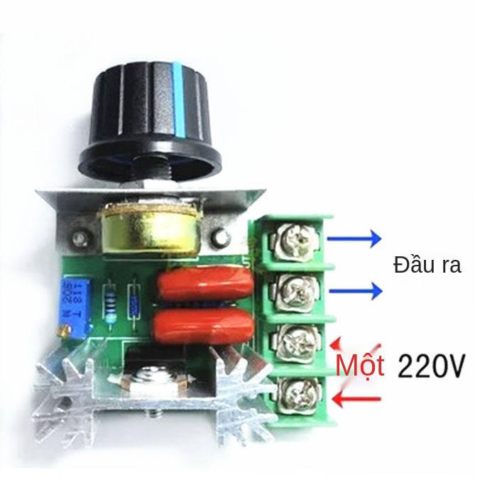 HBộ điều khiển góc mài AC quạt hút gió thổi hướng trục công tắc giảm tốc độ chỉnh điện áp vô cấp ổ cắm động cơ