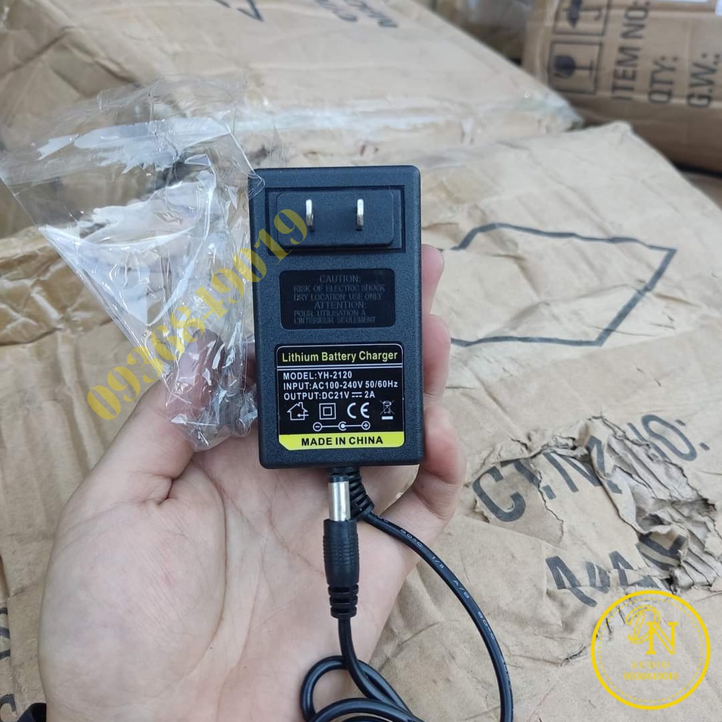 Củ sạc 21v cho máy khoan, sạc pin 5s loa DIY