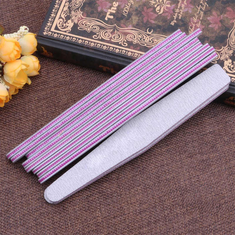 [Hàng mới về] Set 10 Dũa móng chăm sóc làm đẹp chuyên dụng