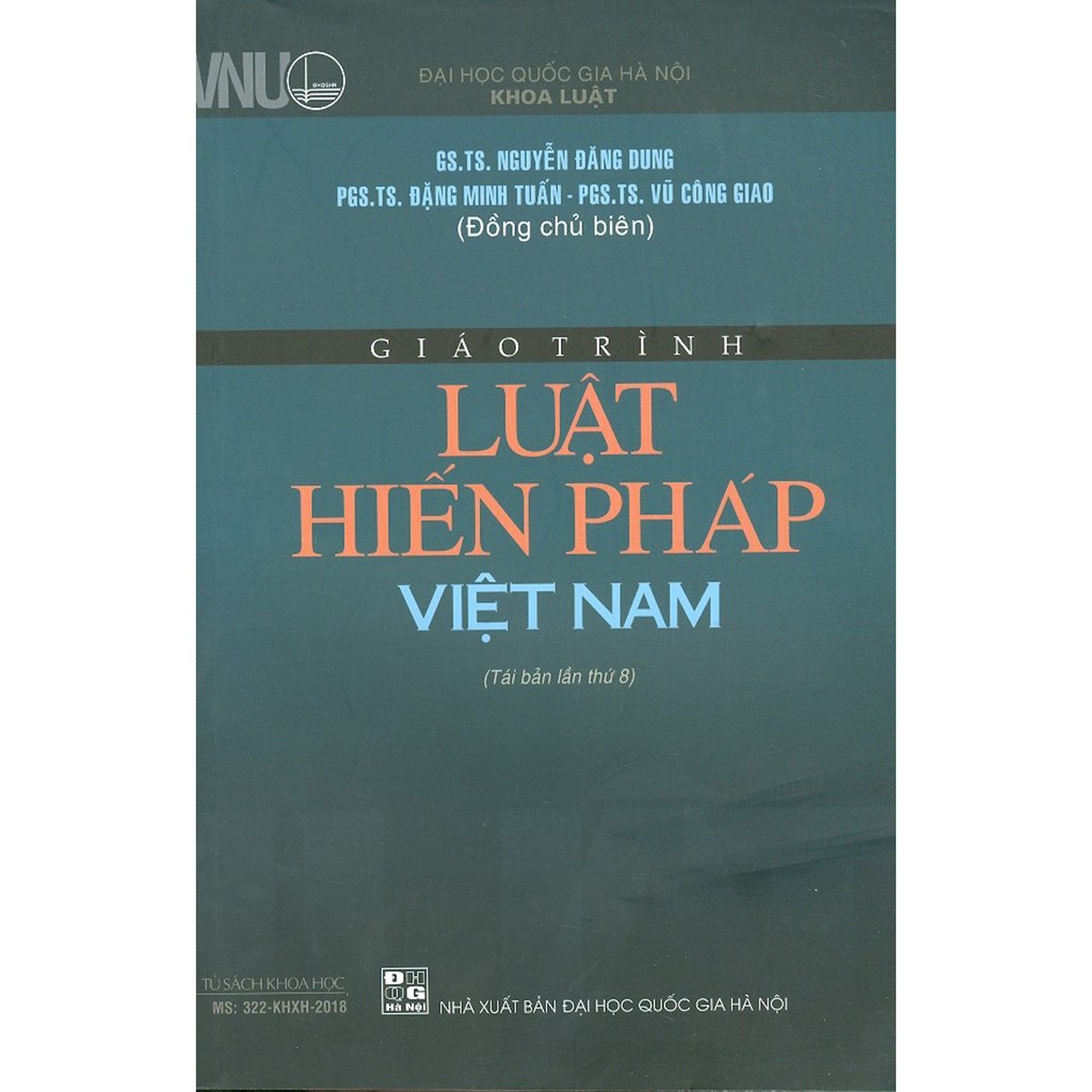 Sách - Giáo Trình Luật Hiến Pháp Việt Nam (Tái bản lần thứ 8)