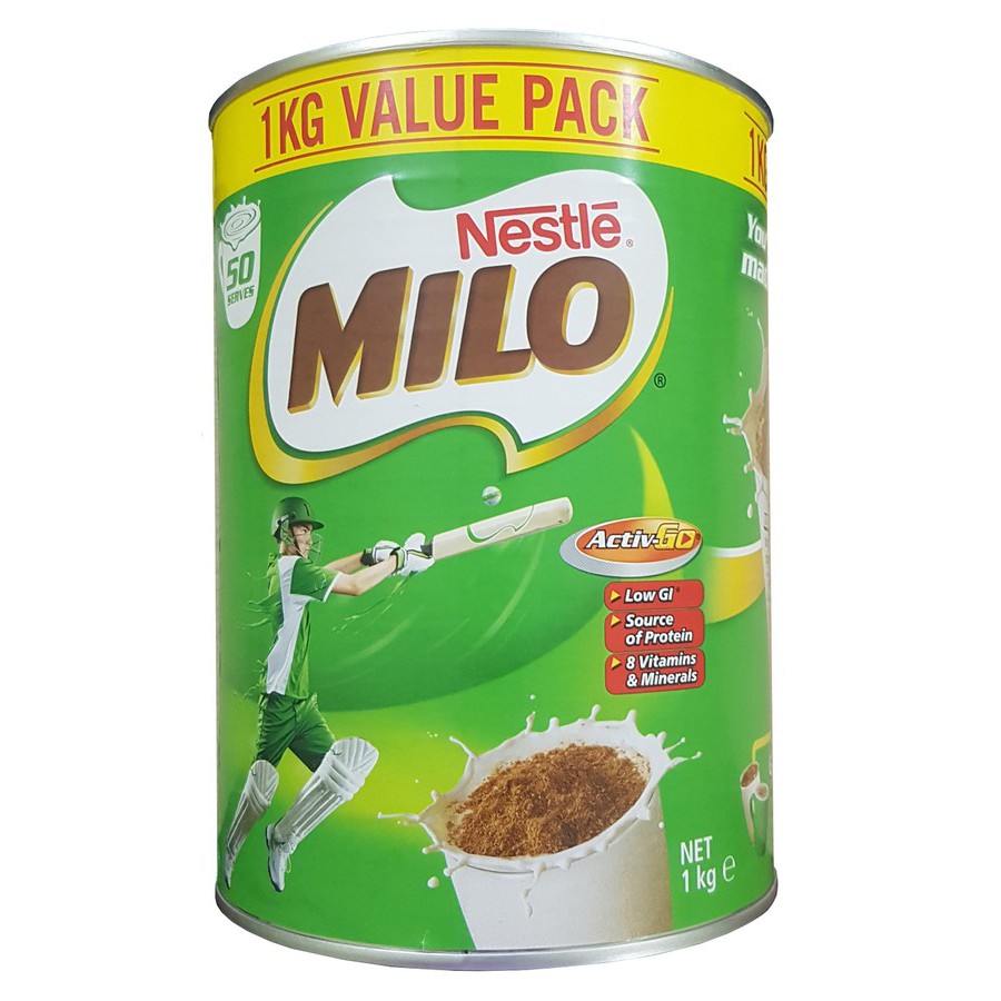 Sữa milo Úc Nestle Chính Hãng hộp 1kg