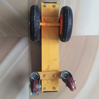 Giá ưu đãi- Xe đẩy đá bốn bánh có bọc cao su- Bền đẹp, Chịu lực cực tốt.