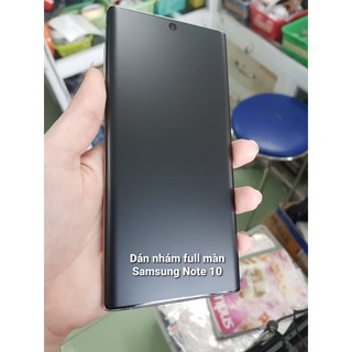 Dán ppf nhám chống vân tay full màn hình cho Samsung Note 10