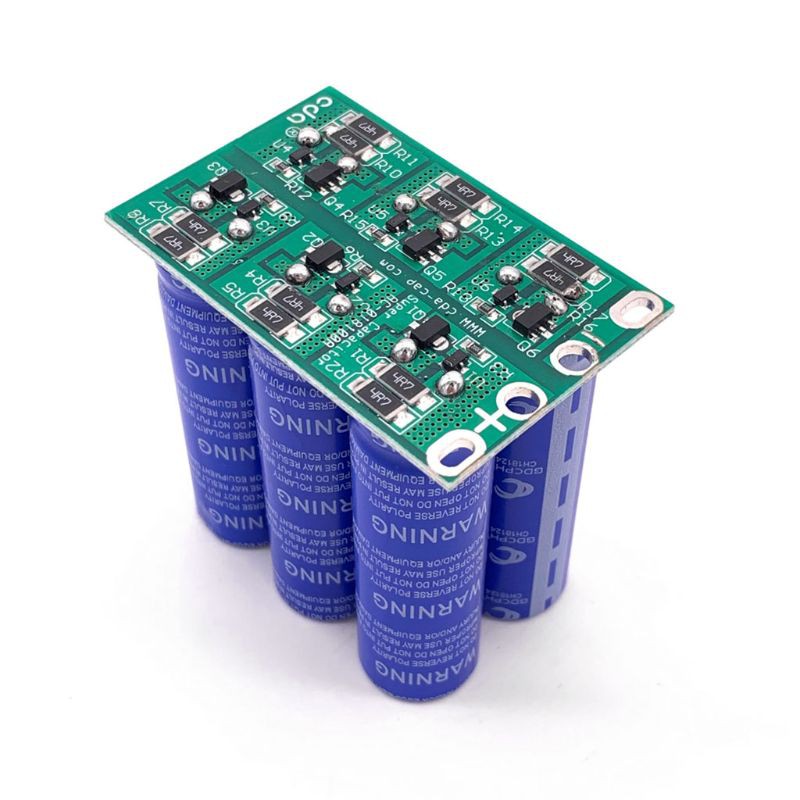 yal 6pcs 16V 16.6F Super Capacitor High Current 2.7V 100F Double Row Ultracapacitor