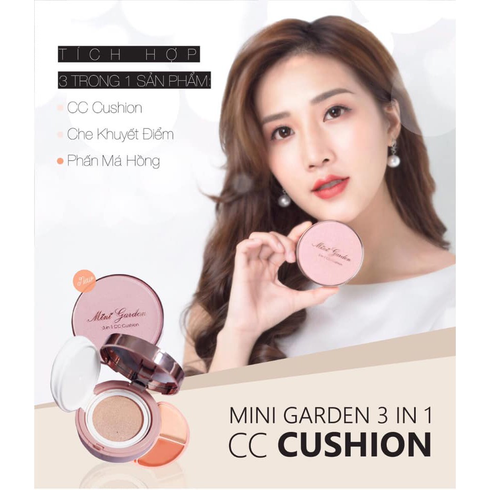 Phấn Nước Che Khuyết Điểm 3IN1 CC CUSHION