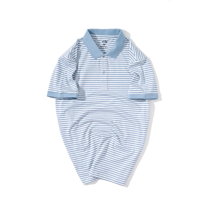 Áo polo nam YODY kẻ ngang dáng basic chất cotton - APM4069