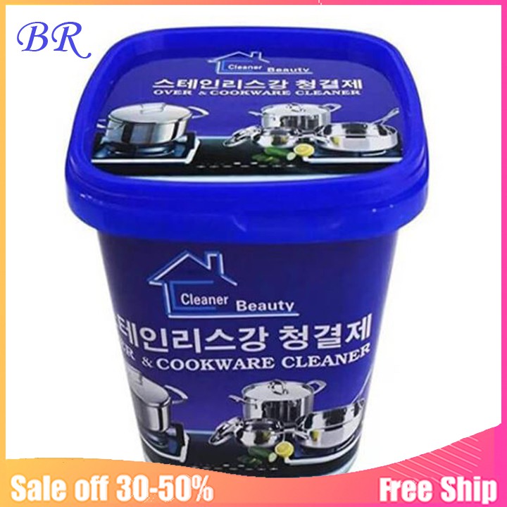 Kem Tẩy Xoong Nồi Đa Năng Hàn Quốc 500g - Tẩy Rửa Mọi Vết Bẩn Cứng Đầu.
