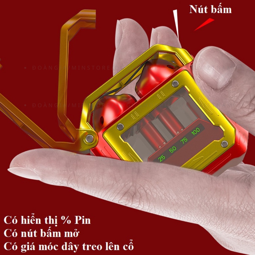 Tai nghe không dây bluetooth Gaming JX50 ANC thiết kế thể thao và gaming cao cấp