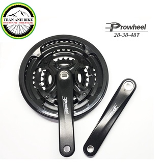 Đùi dĩa xe đạp Prowheel crankset AD43 28-38-48T