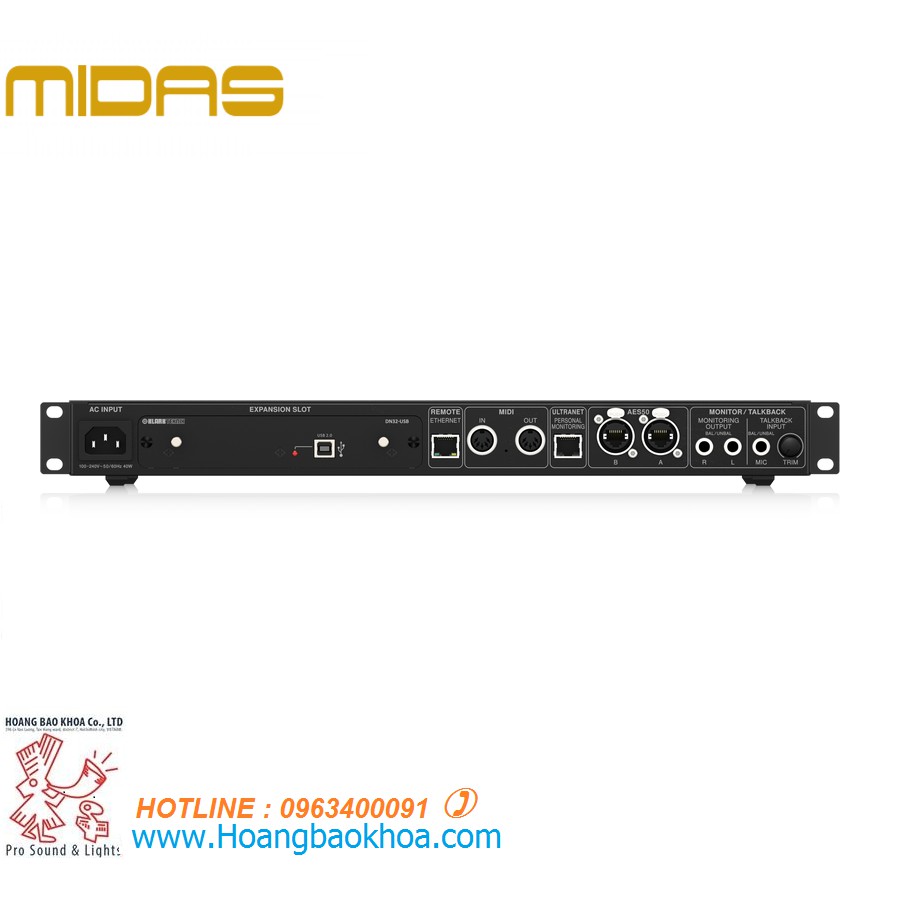 Bàn Trộn Âm Thanh- Nhãn hiệu : MIDAS- M32C -Digital Mixer Rack