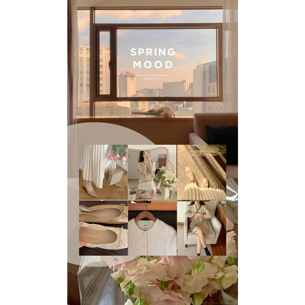 Đầm Voan Xếp Ly Cổ V Dài Tay Phong Cách Vintage Thanh Lịch Cho Nữ