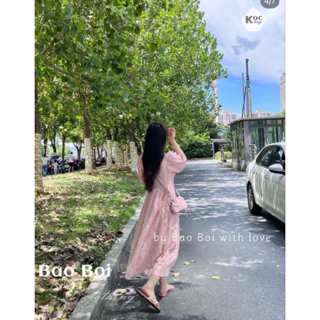 váy đầm công sở xuông nữ, dún nhún ngực form dễ mặc có size to đến 110kg, chất liệu đũi ren, thô boi