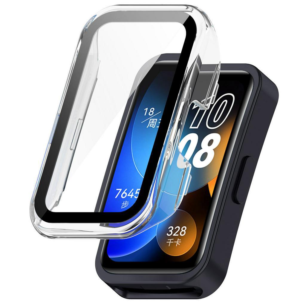 Ốp Điện Thoại Kính Cường Lực PC Cứng Bảo Vệ Màn Hình Cho Huawei Band 8 Huawei Band 7 6 Honor Band 6