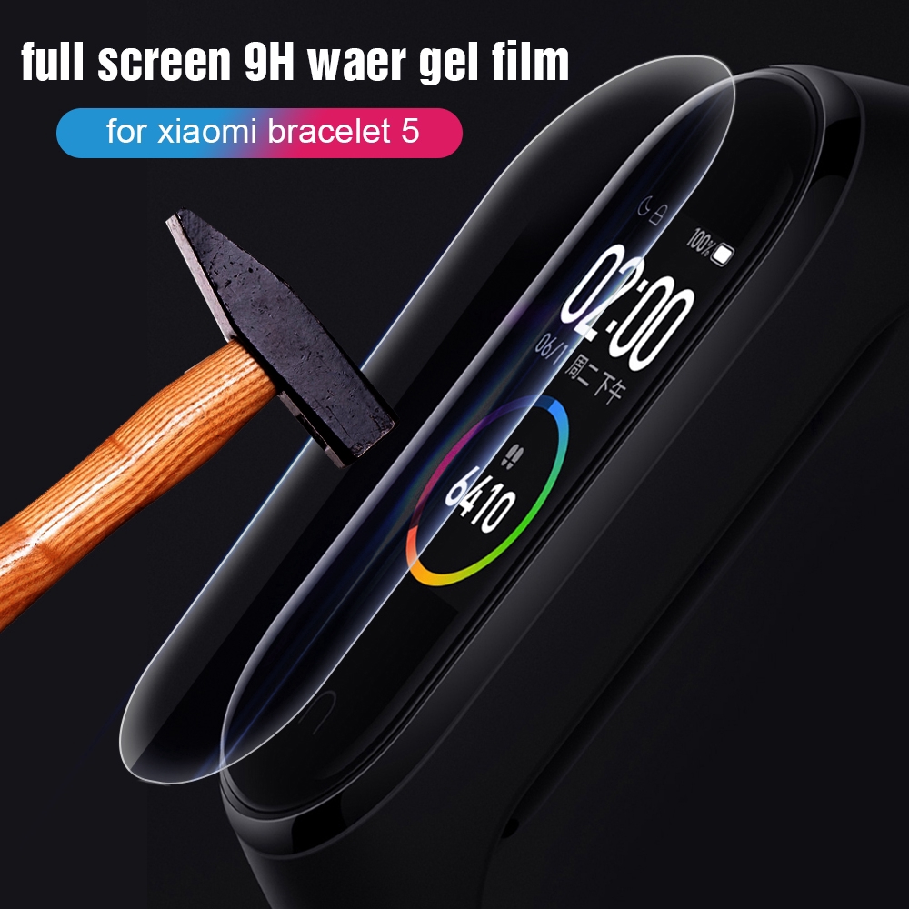 Set 2/3/5 miếng Dán Màn Hình Chống Trầy Xước Cho Xiaomi Mi Band 5