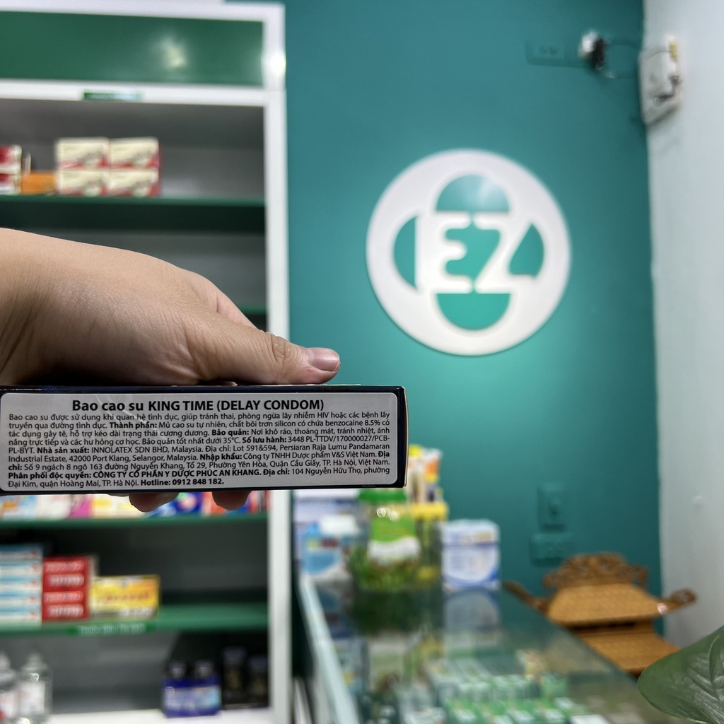 Bao cao su King Time, BCS kéo dài thời gian quan hệ - Ez Pharmacy