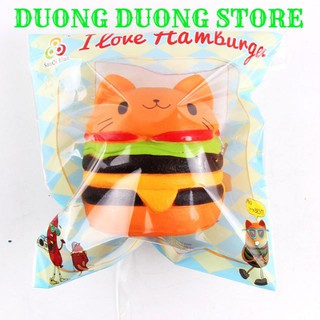 SQUISHY HAMBURGER MÈO LỚN
