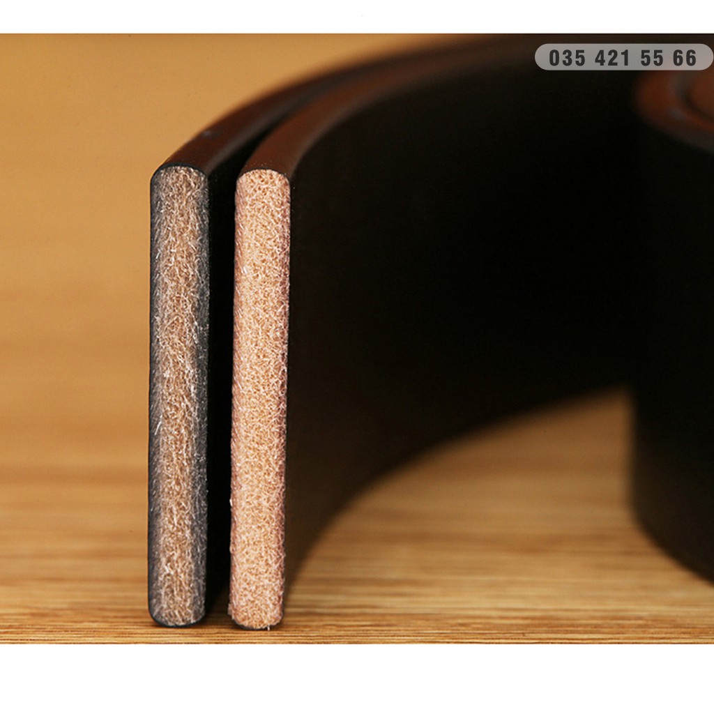 Dây Nịt Nam dài 120cm rộng 3.5cm, Thắt lưng da nguyên miếng dập vân voi, dùng cho khóa tự động