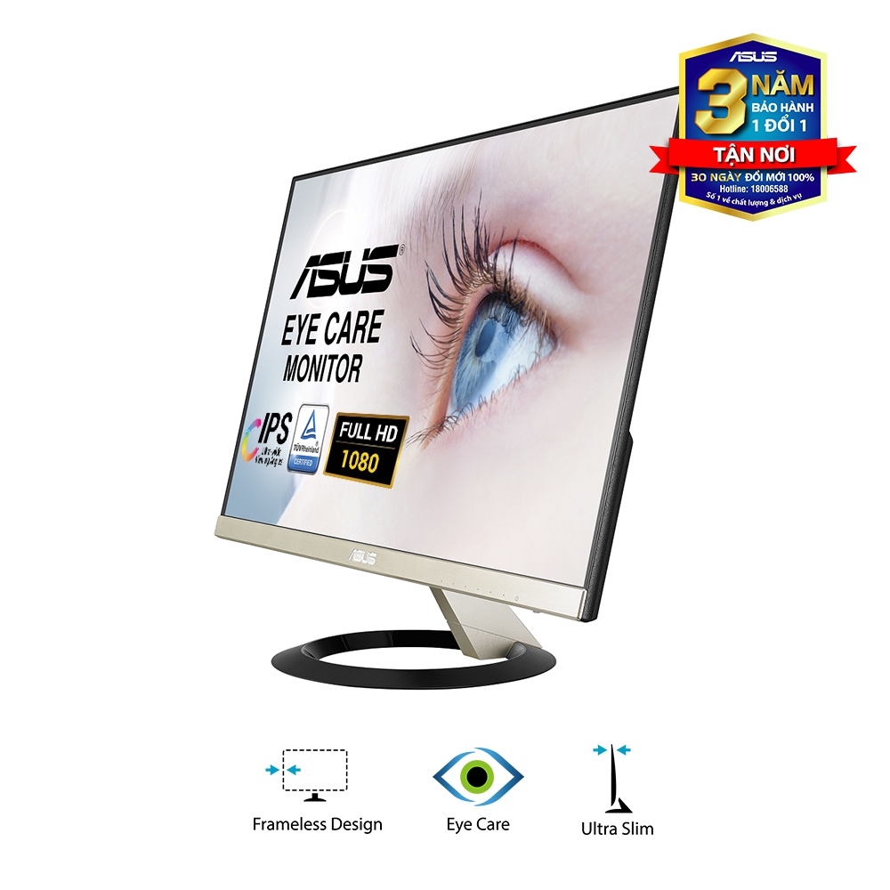 Màn Hình Siêu Mỏng ASUS VZ249H 24" IPS Full HD Bảo Vệ Mắt