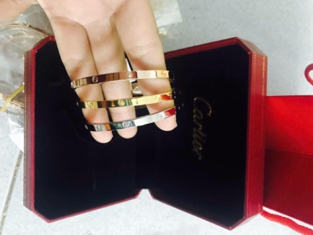 Vòng catier love full box bảng mỏng