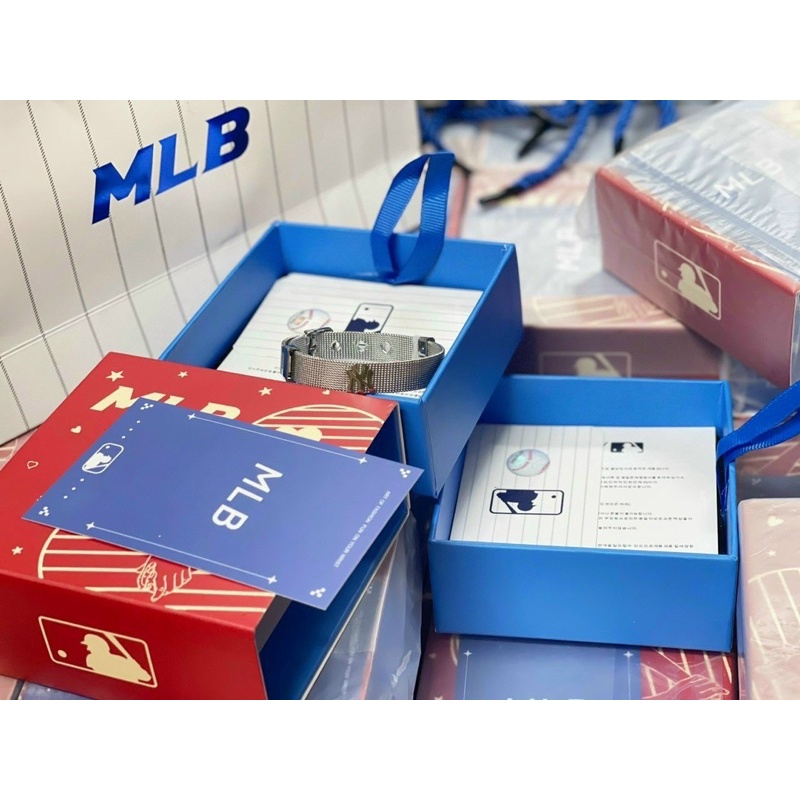 VÒNG TAY MLB LOGO FULL BOX CHO NAM VÀ NỮ