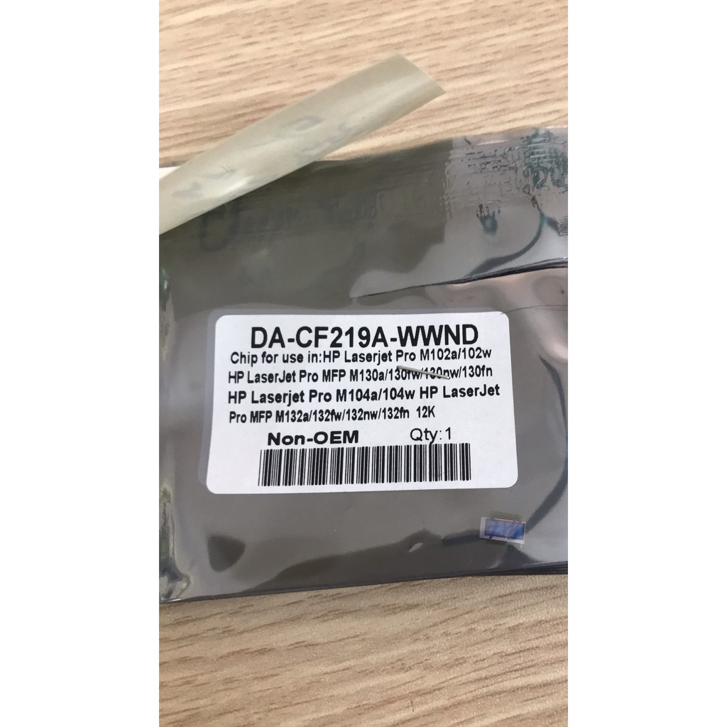 Chip Hp CF219 hộp mực Hp m102a, m102w, m130a, m130fn, m130fw, M132 series mã CF 219