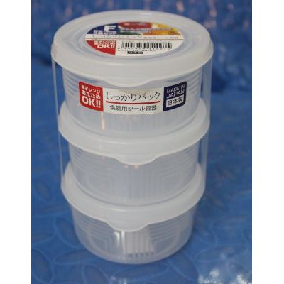 Bộ 3 Hộp Nhựa Trữ Đông Đồ Ăn Dặm NAKAYA Cho Bé Loại 180ml