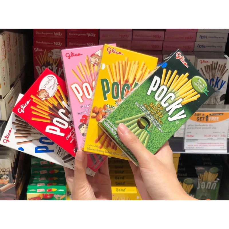 BÁNH QUE POCKY THÁI LAN (nhiều vị)