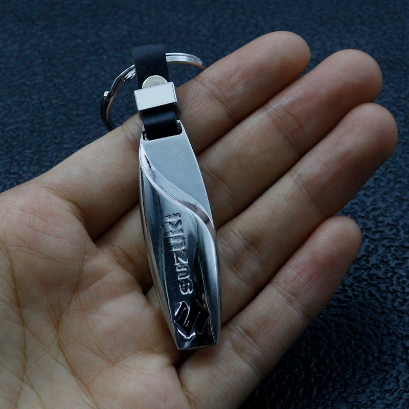 Móc Khóa Kim Loại Hình Giọt Nước In Logo Xe Hơi SUZUKI VITARA SX4 SWIFT DZire IGNIS Alto Spacia Jimny