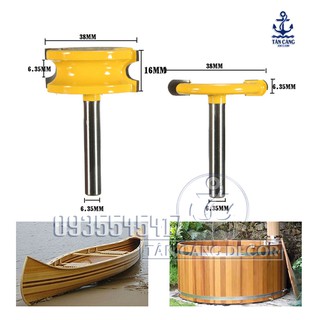 Bộ mũi router ghép hình tròn 6.35 mm - a040254