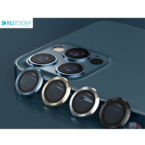 Bộ 3 Mắt dán camera cho iPhone 13 Pro, 13 Pro Max, 12 Mini 12 12 Pro 12 Pro Max Chính Hãng Kuzoom siêu chất lượng