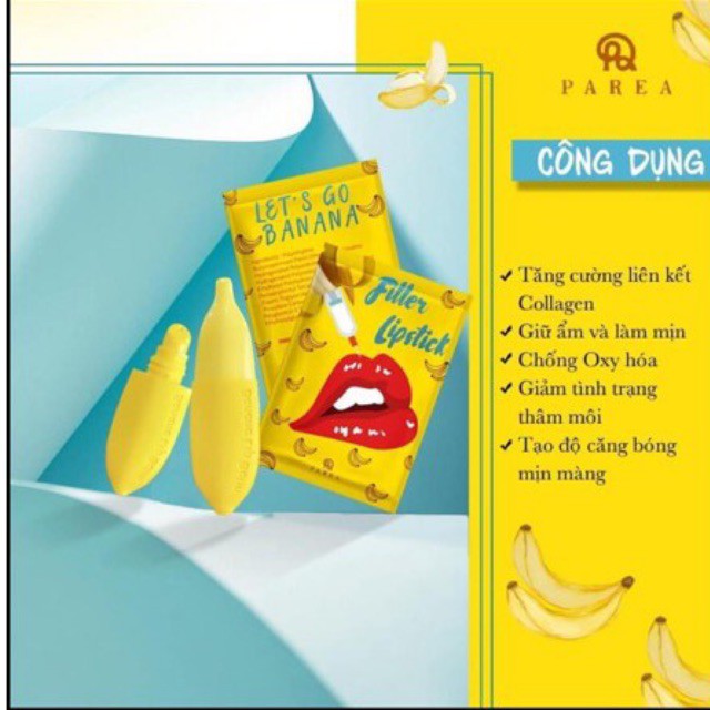 Son khử thâm môi Collagen Filler Lipstick Banana