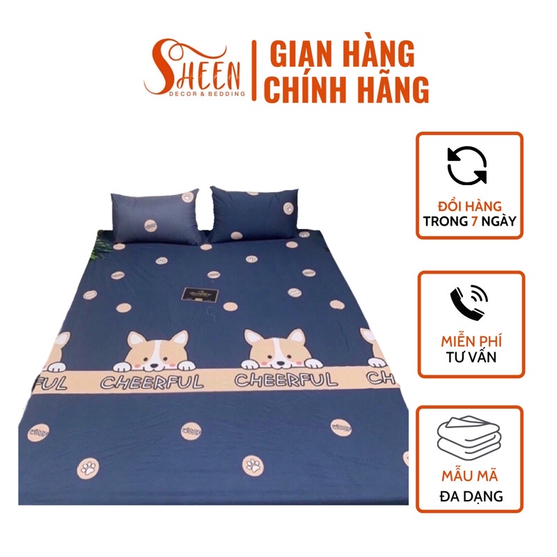 ga chống thấm COTTON NANO Sheen bedding,kháng khuẩn không nóng bí,suột soạt