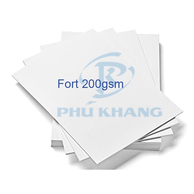 Giấy Fort A4 - định lượng 200gsm (Xấp 100 tờ)