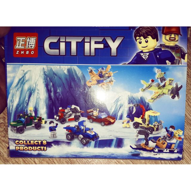 Lắp ráp 1 hộp lego Xe, tàu và máy bay Citify 5532