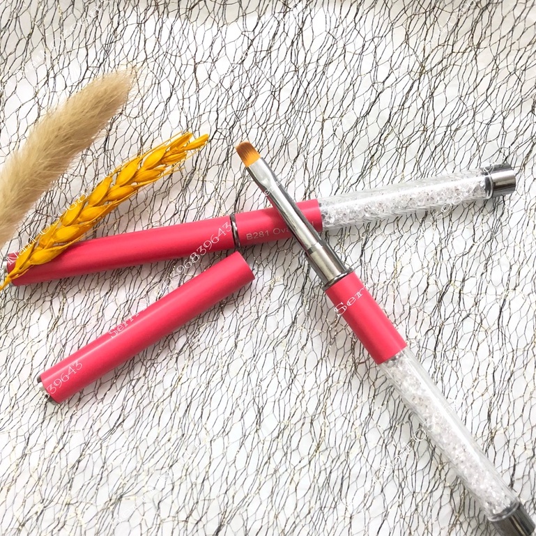 Cọ Đắp Gel Đầu Tròn Cán Đá B281 Cao Cấp