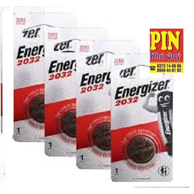 4 Viên Pin CR2032 Energizer Lithium 3V