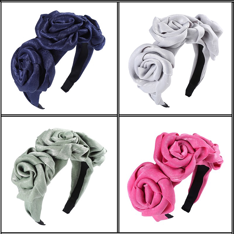 Cài Tóc Phối Hình Hoa Hồng Xinh Xắn Dành Cho Nữ