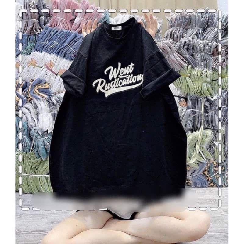 Áo Thun 3158 Form Rộng Nam Nữ Unisex Chất Cotton Khô Dày Dặn Thấm Hút Mồ Hôi Went