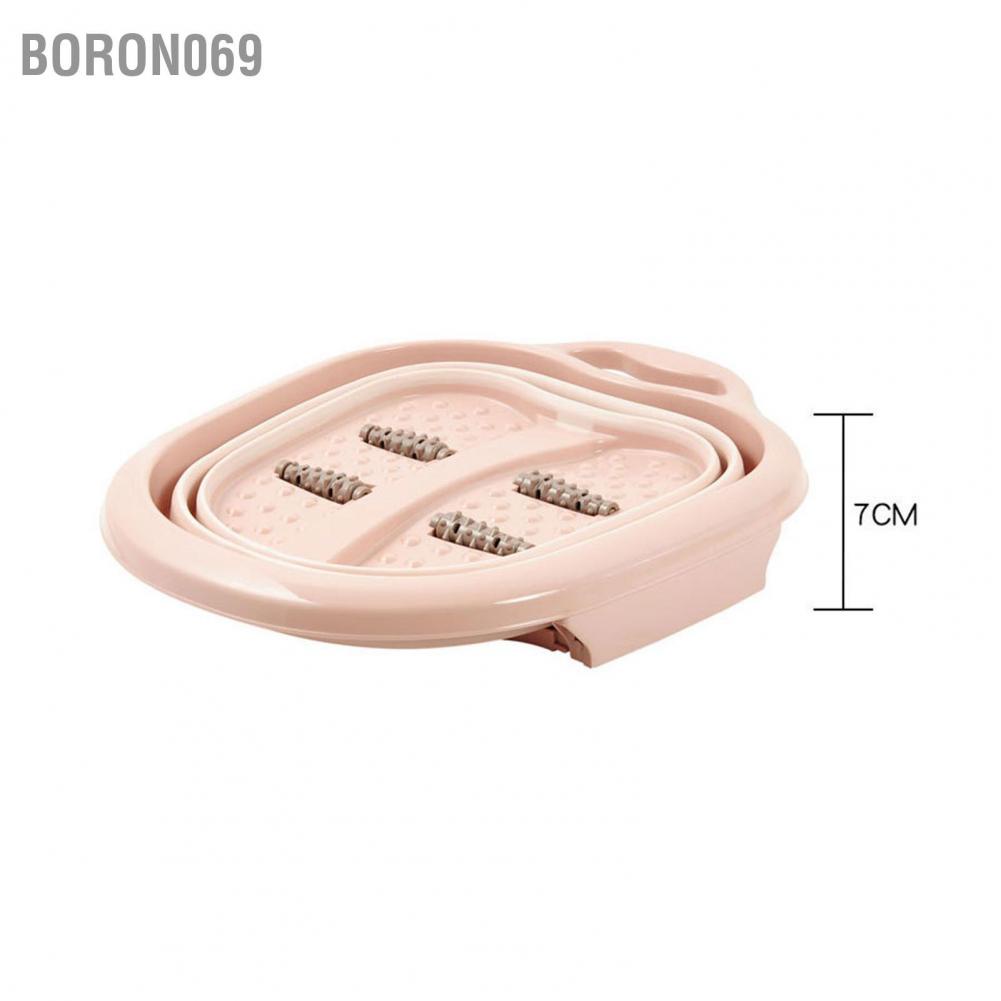 Bồn tắm ngâm chân Thiết kế con lăn di động có thể gập lại Xô massage SPA để giảm đau nhức bàn Boron069