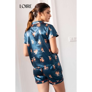 Bộ Đồ Ngủ PIJAMA LOIRECHIC LPC01 ( Áo cộc và Quần cộc)