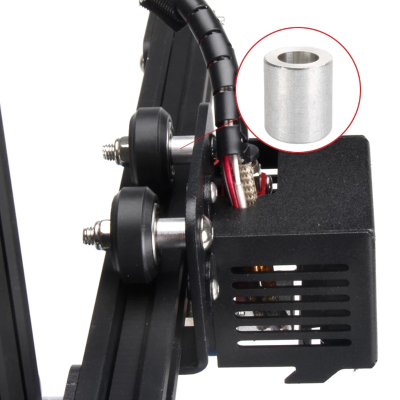 Bộ 10 Phụ Kiện Cách Ly Hợp Kim Nhôm Hình Tròn 11 Kích Cỡ Cho Máy In 3D V