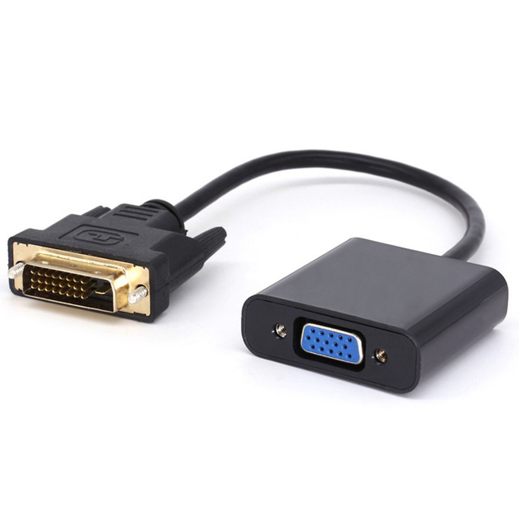 Dây Cáp Chuyển Đổi DVI-D To VGA Adapter Dài 20cm