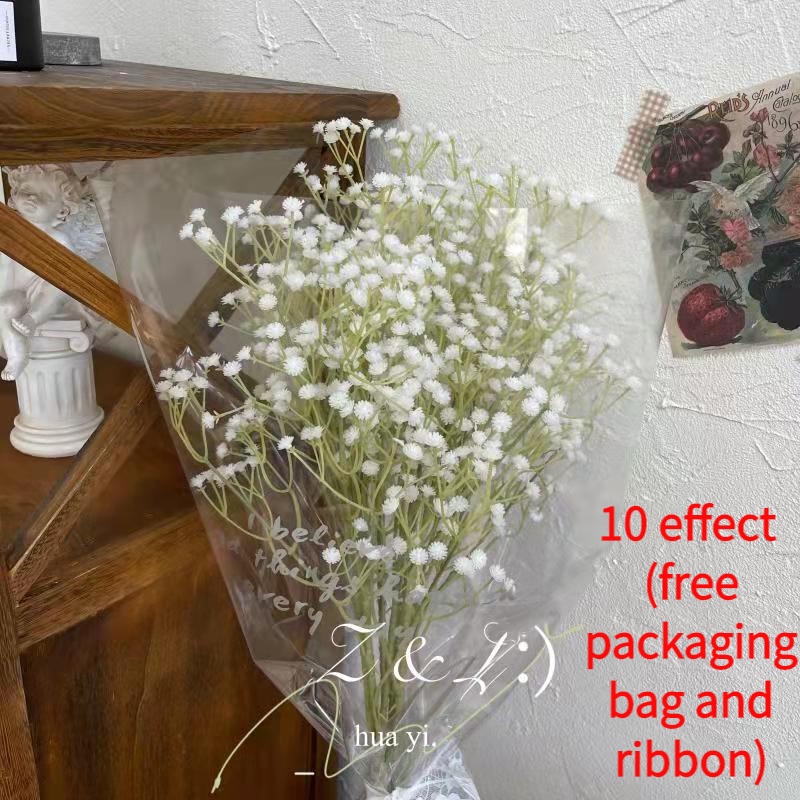 Bó hoa gypsophila nhân tạo xinh xắn dùng trang trí tiệc cưới