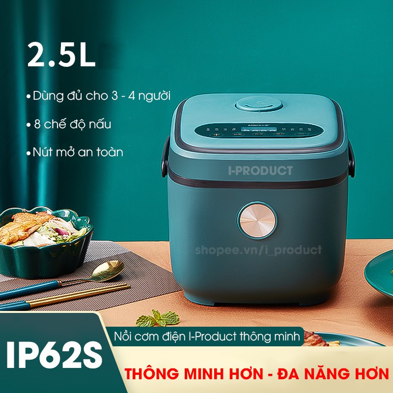 Nồi cơm điện thông minh I-Product, đồ gia dụng nhỏ đa chức năng cho 3-4 người