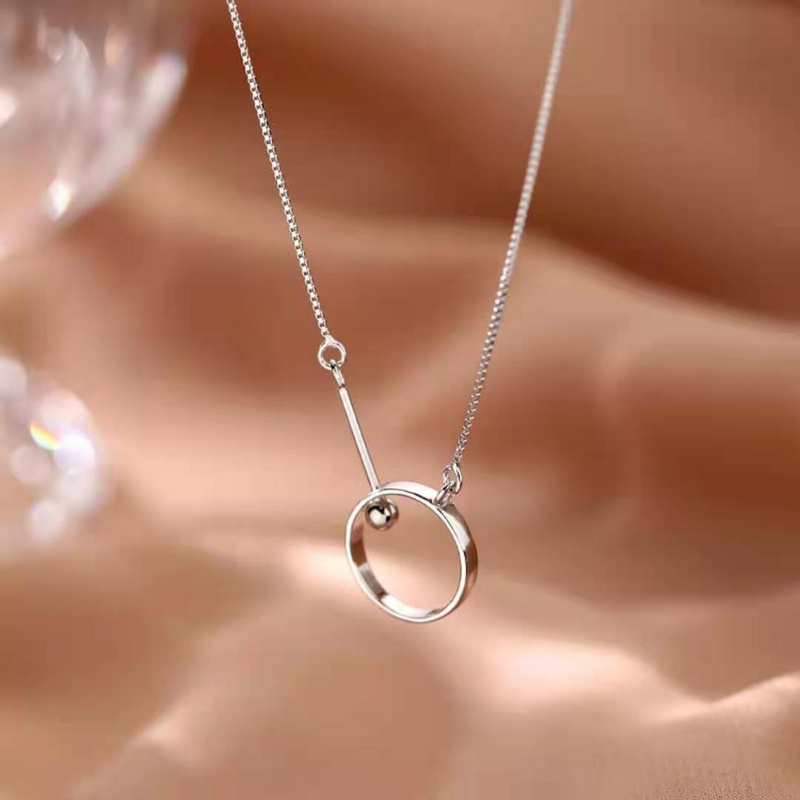 Flgo Vòng cổ Hợp Kim Mặt Tròn Thời Trang Cho Nữ